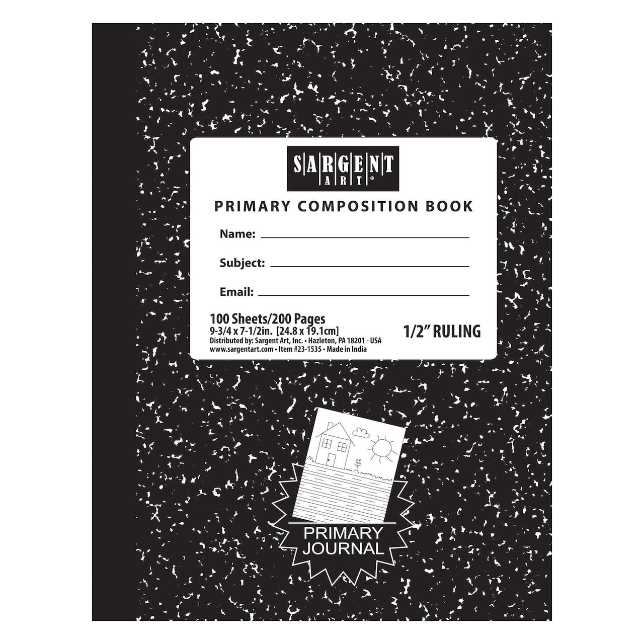Hard Cover Composition Books, 12 Count